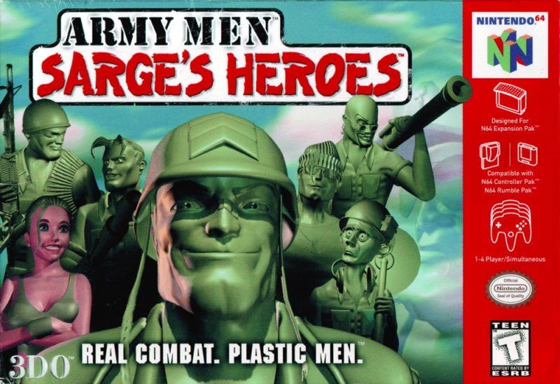 Portada oficial de Army Men: Sarge's Heroes  N64