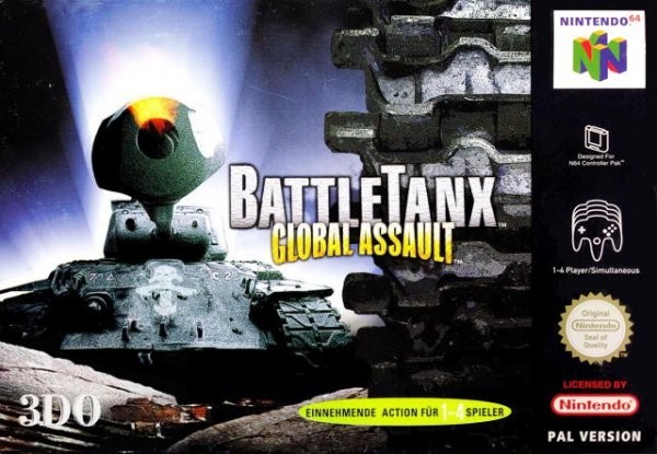 Portada oficial de BattleTanx: Global Assault  N64