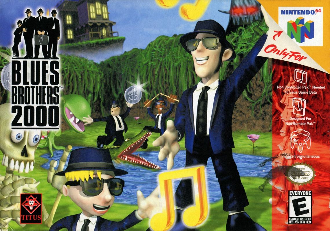 Portada oficial de Blues Brothers 2000  N64