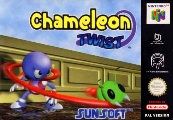 Portada oficial de Chameleon Twist  N64