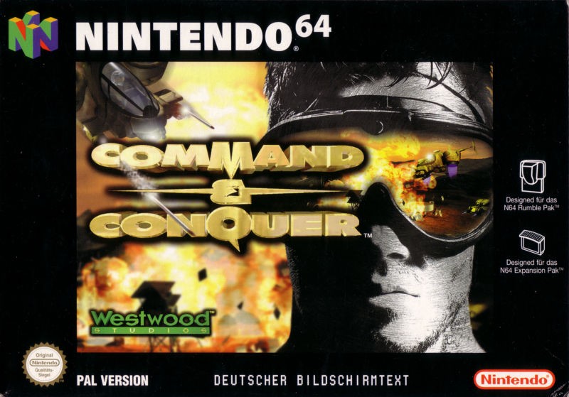 Portada oficial de Command & Conquer  N64