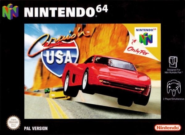Portada oficial de Cruis'n USA  N64