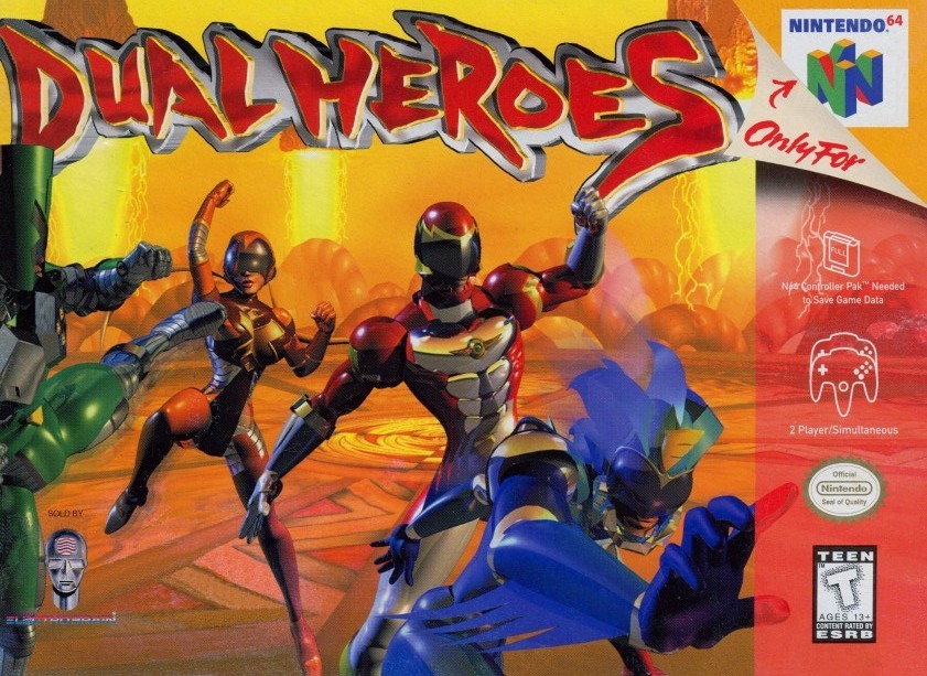 Portada oficial de Dual Heroes  N64