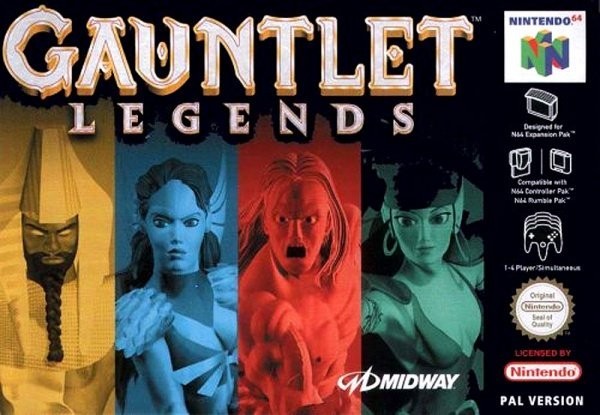 Portada oficial de Gauntlet Legends  N64