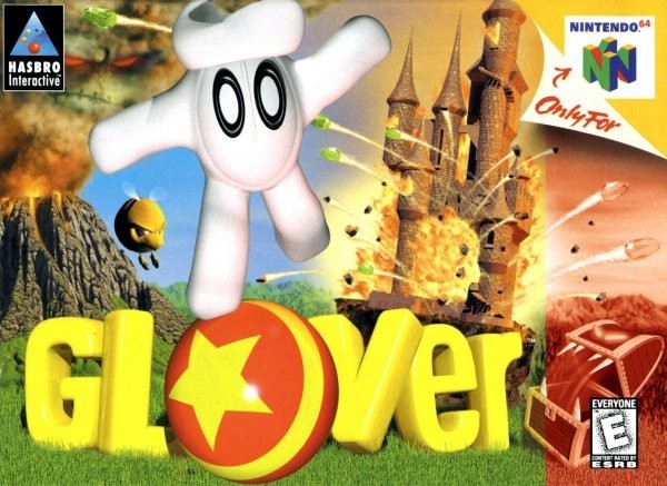 Portada oficial de Glover  N64