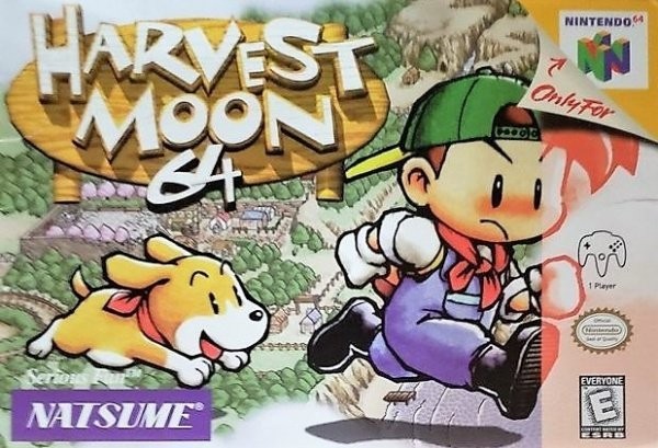 Portada oficial de Harvest Moon 64  N64
