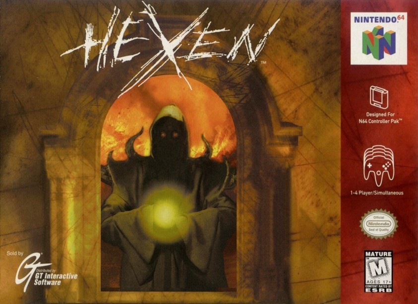 Portada oficial de Hexen  N64