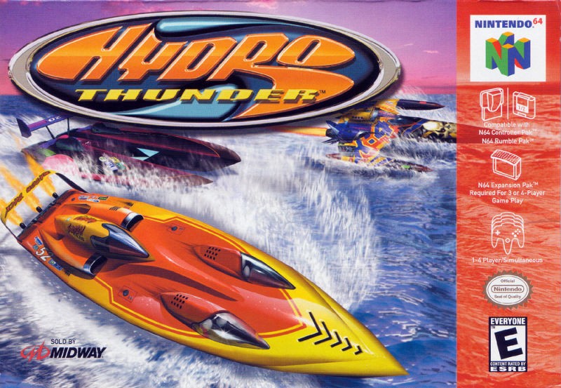 Portada oficial de Hydro Thunder  N64