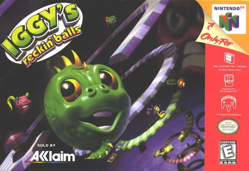 Portada oficial de Iggy's Reckin' Balls  N64