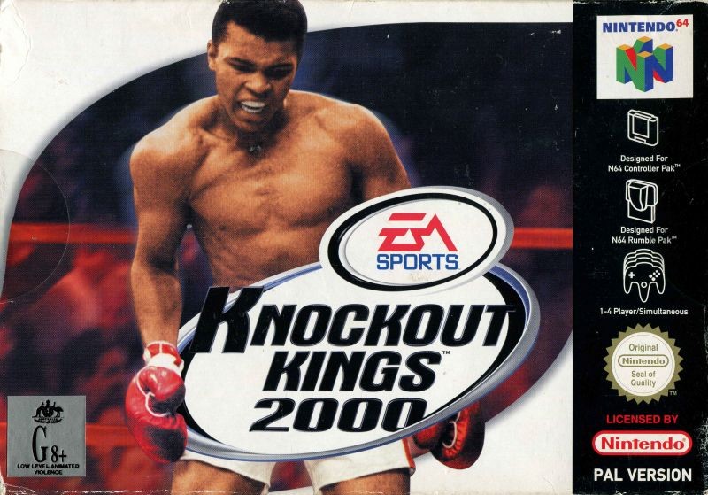 Portada oficial de Knockout Kings 2000  N64