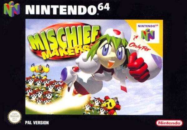 Portada oficial de Mischief Makers  N64