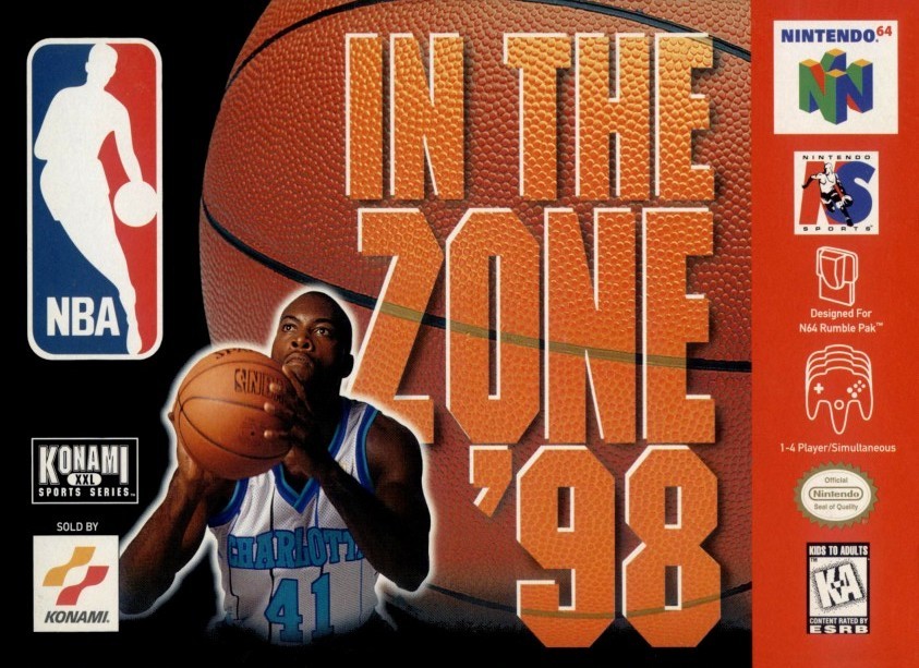 Portada oficial de NBA In The Zone '98  N64