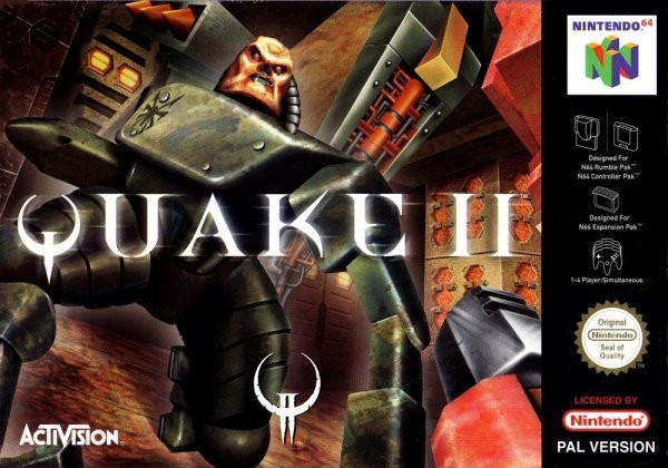 Portada oficial de Quake II  N64