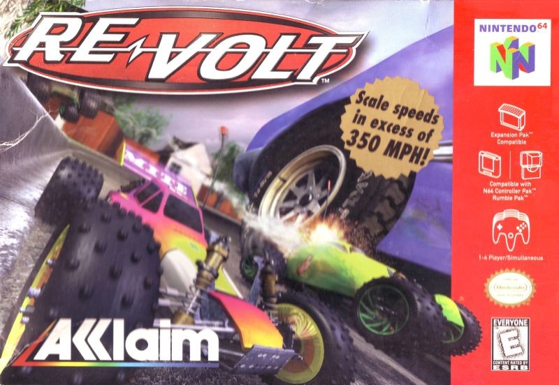 Portada oficial de Re-Volt  N64