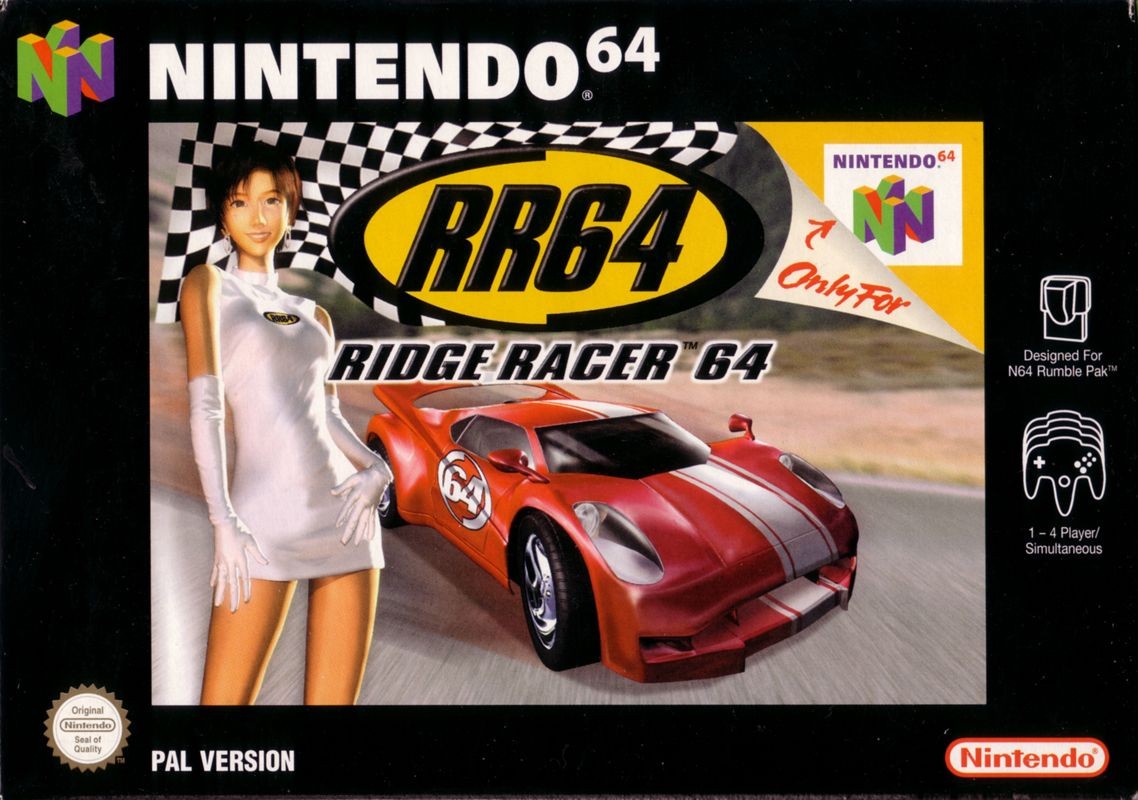Portada oficial de Ridge Racer 64  N64