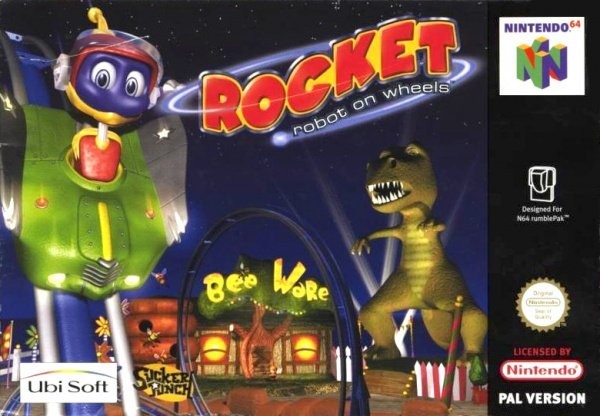 Portada oficial de Rocket: Robot on Wheels  N64