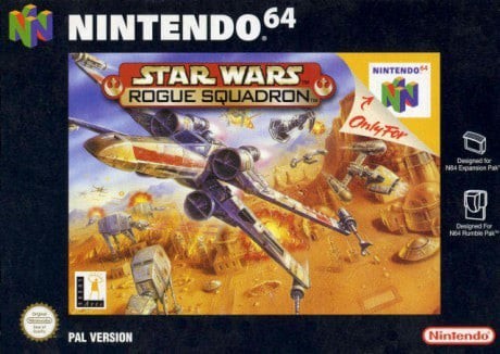Portada oficial de Star Wars: Rogue Squadron  N64