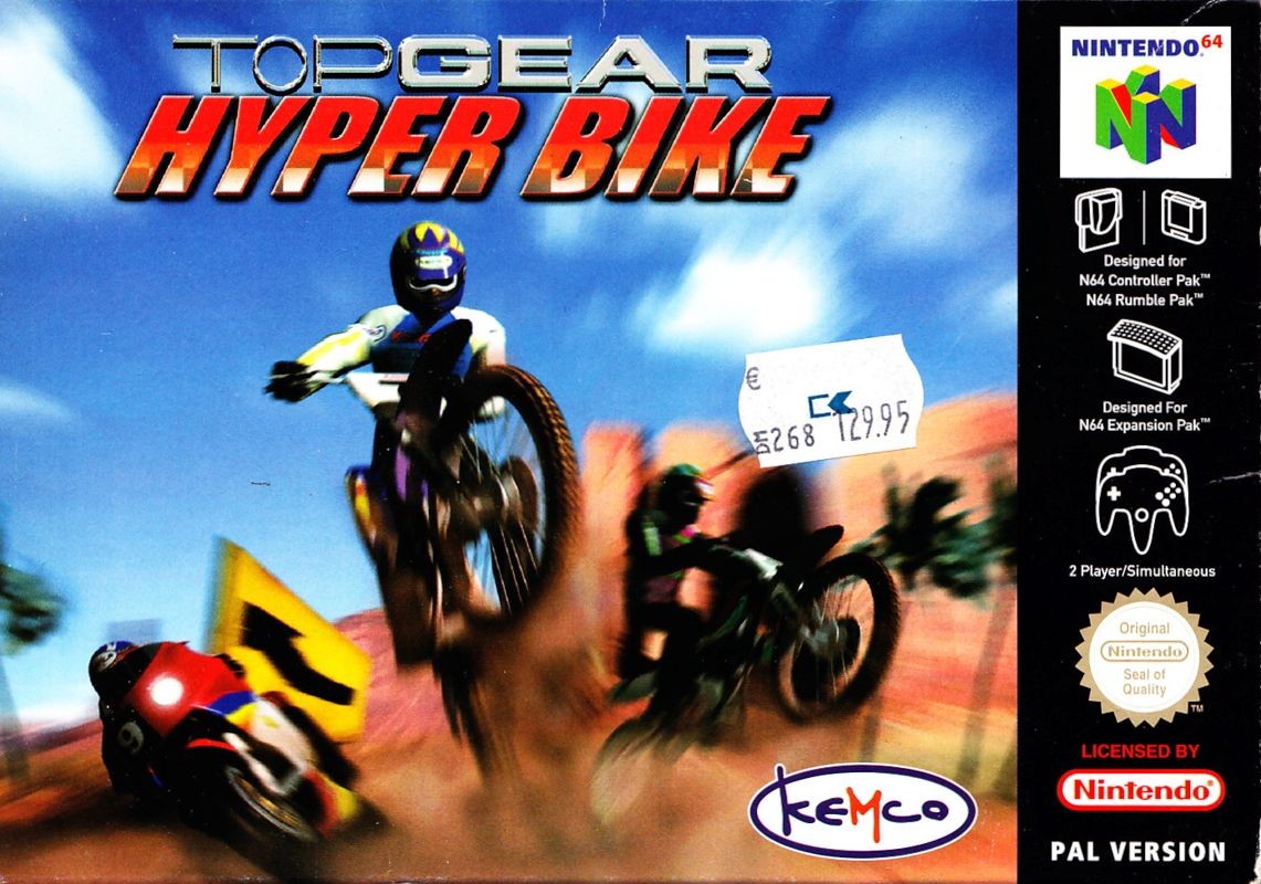 Portada oficial de Top Gear Hyper Bike  N64