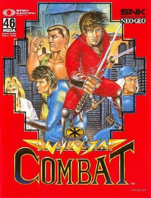 Portada oficial de Ninja Combat  NEOGEO