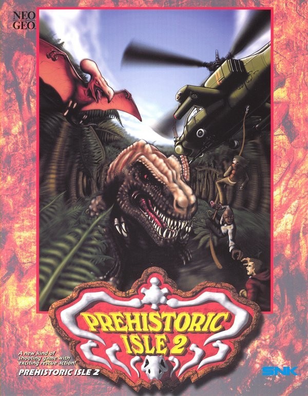 Portada oficial de Prehistoric Isle 2  NEOGEO