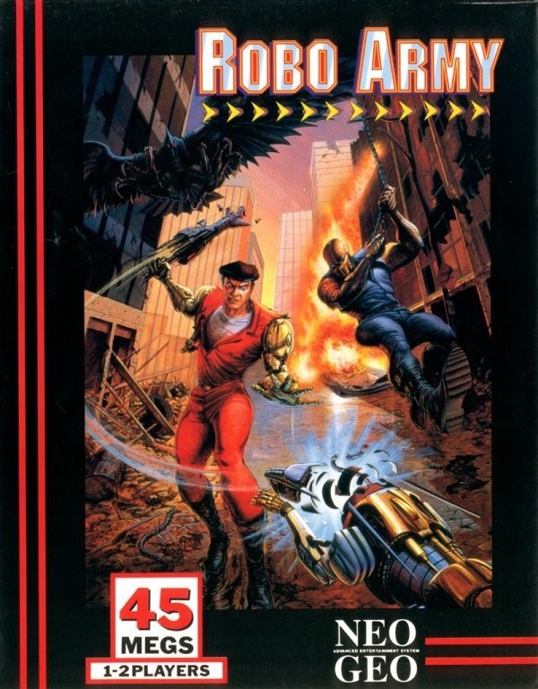 Portada oficial de Robo Army  NEOGEO