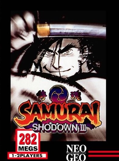 Portada oficial de Samurai Shodown III  NEOGEO