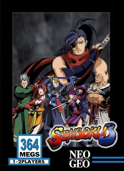Portada oficial de Sengoku 3  NEOGEO