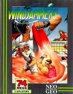 Portada oficial de Windjammers  NEOGEO