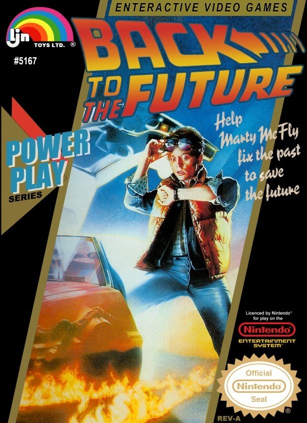 Portada oficial de Back to the Future  NES