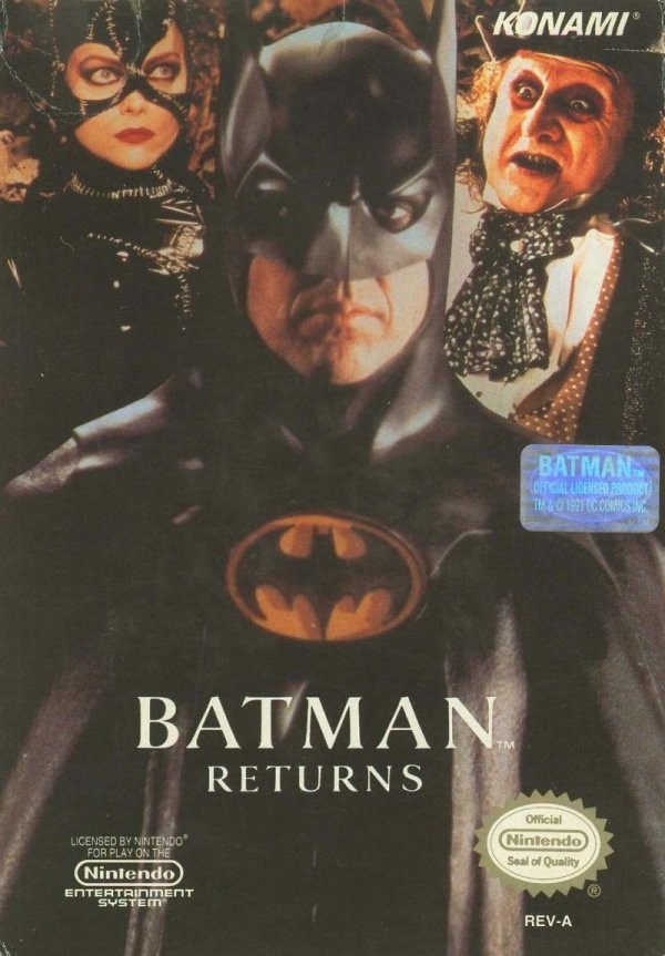Portada oficial de Batman Returns  NES