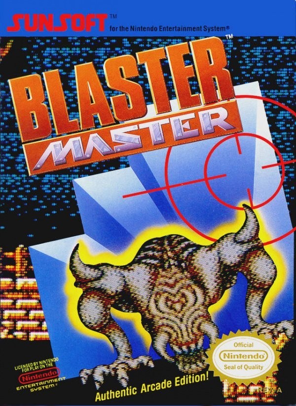 Portada oficial de Blaster Master  NES