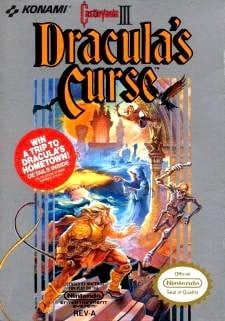 Portada oficial de Castlevania III: Dracula's Curse  NES