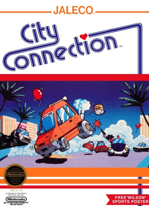 Portada oficial de City Connection  NES