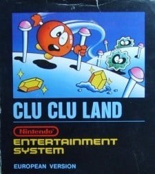 Portada oficial de Clu Clu Land  NES