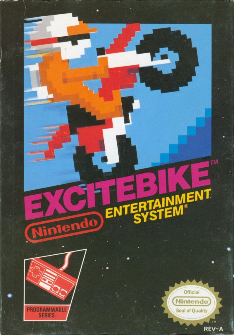 Portada oficial de Excitebike  NES