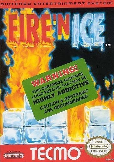 Portada oficial de Fire 'n Ice  NES