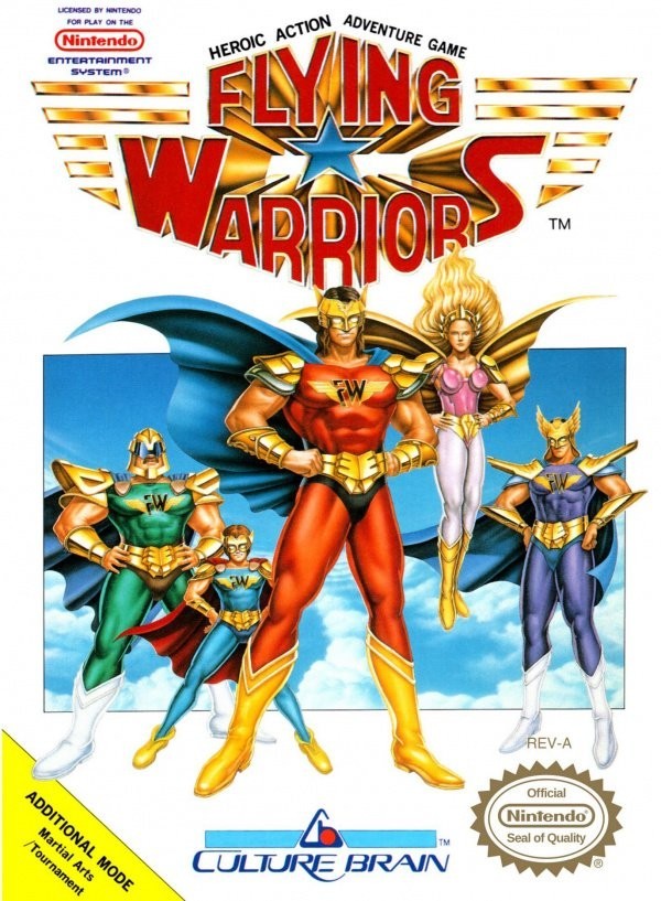 Portada oficial de Flying Warriors  NES