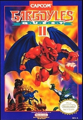 Portada oficial de Gargoyle's Quest II: The Demon Darkness  NES