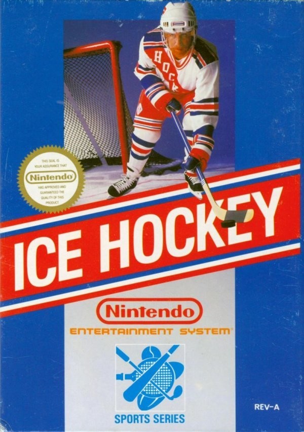 Portada oficial de Ice Hockey  NES