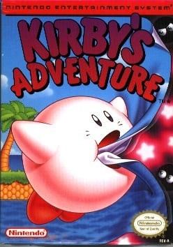 Portada oficial de Kirby's Adventure  NES