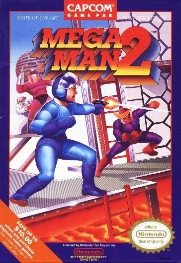 Portada oficial de Mega Man 2  NES
