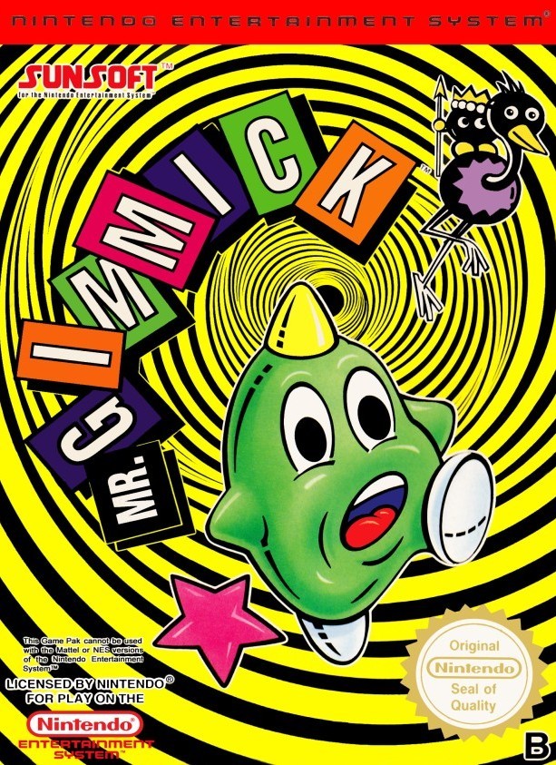 Portada oficial de Mr. Gimmick  NES