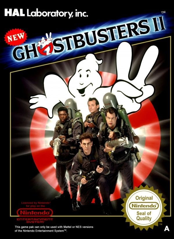Portada oficial de New Ghostbusters II  NES