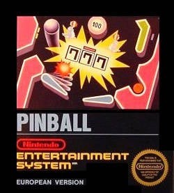 Portada oficial de Pinball  NES