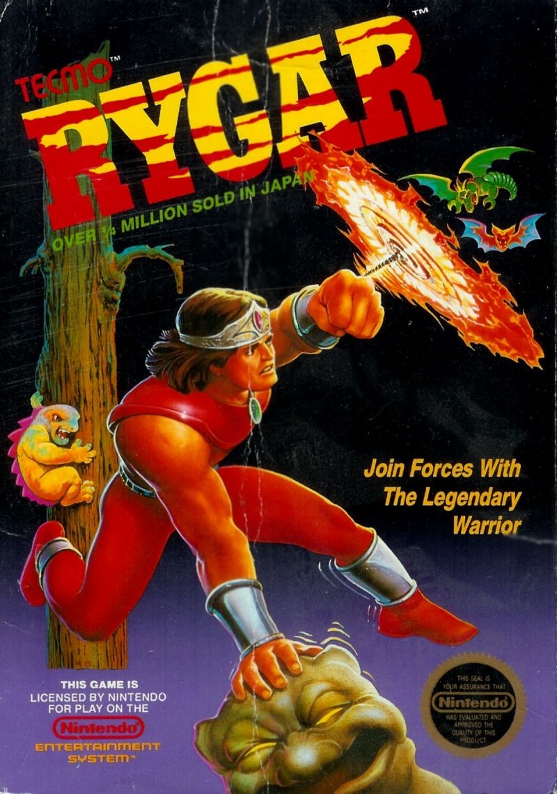 Portada oficial de Rygar  NES