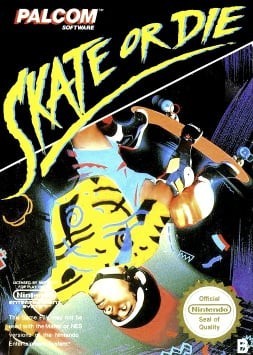 Portada oficial de Skate or Die!  NES