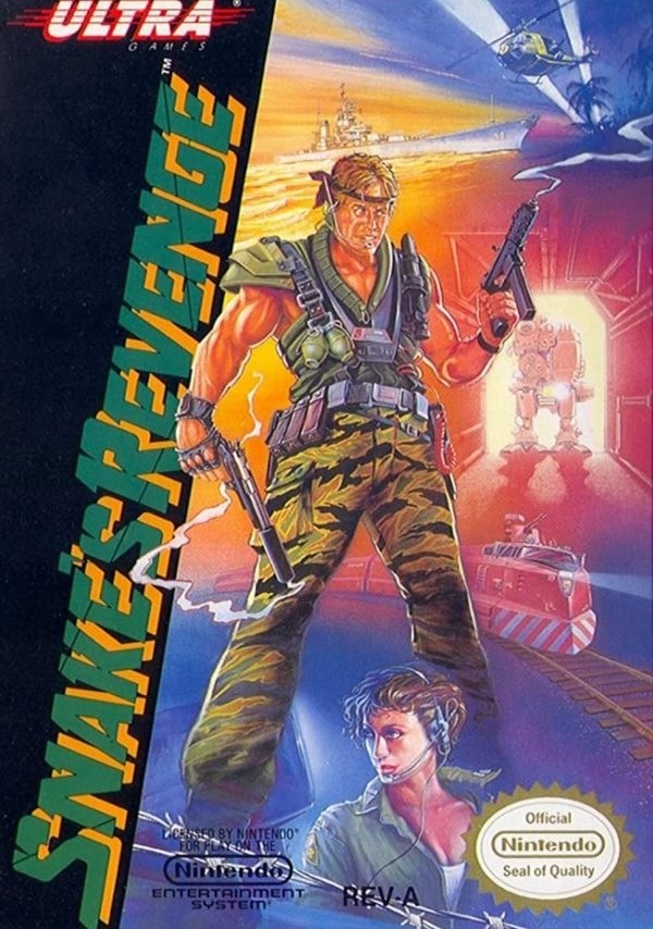 Portada oficial de Snake's Revenge  NES