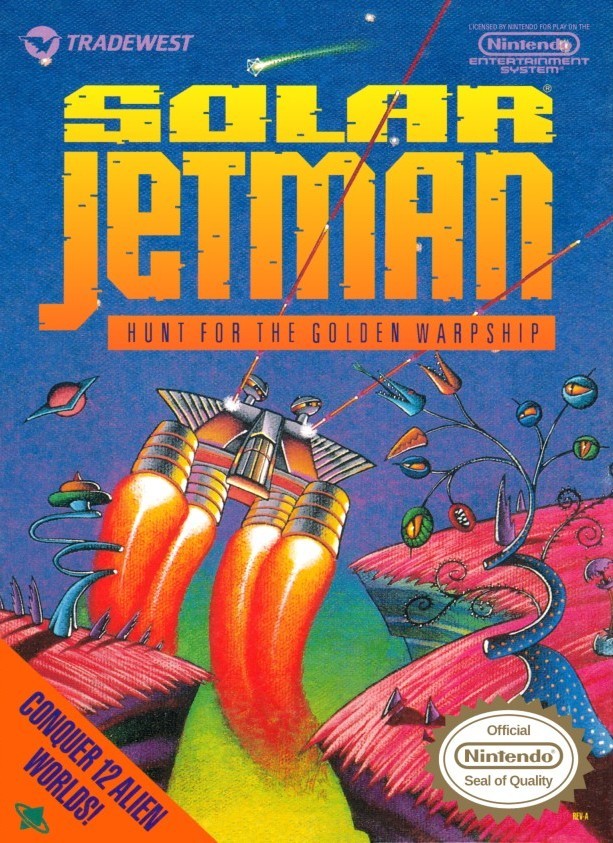 Portada oficial de Solar Jetman  NES