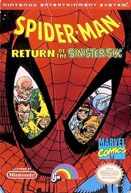 Portada oficial de Spider-Man: Return of the Sinister Six  NES