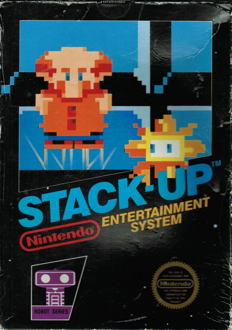 Portada oficial de Stack-Up  NES